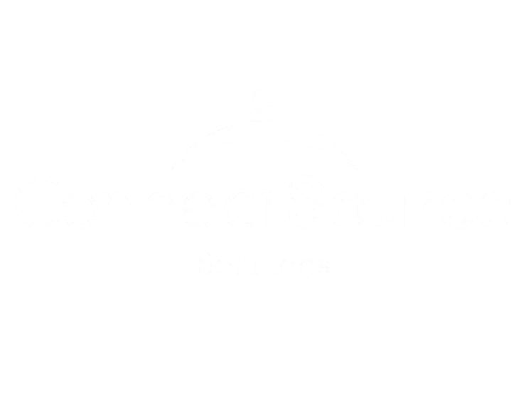 Connect Source Solutions Logo White